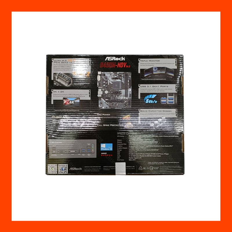 Mainboard ASROCK B450-HDV (AM4)