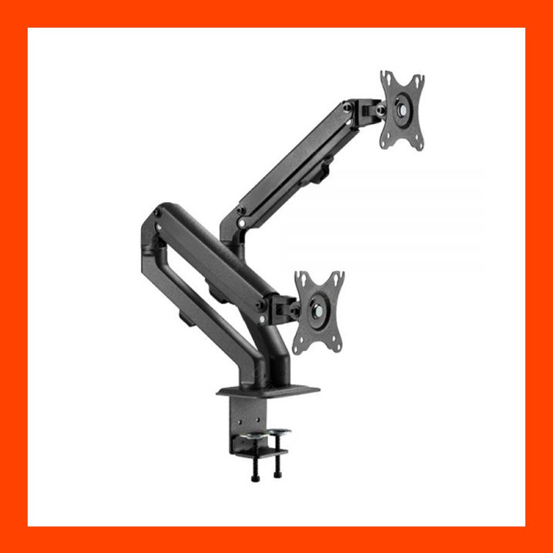 ขาตั้งจอ คอมพิวเตอร์ ขาตั้งมอนิเตอร์  Monitor Arm แบบ 2ขา รองรับจอขนาด 17-27 นิ้ว