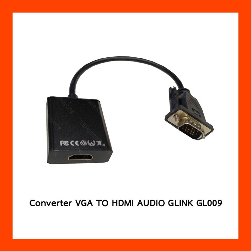 Converter VGA TO HDMI AUDIO GLINK GL009