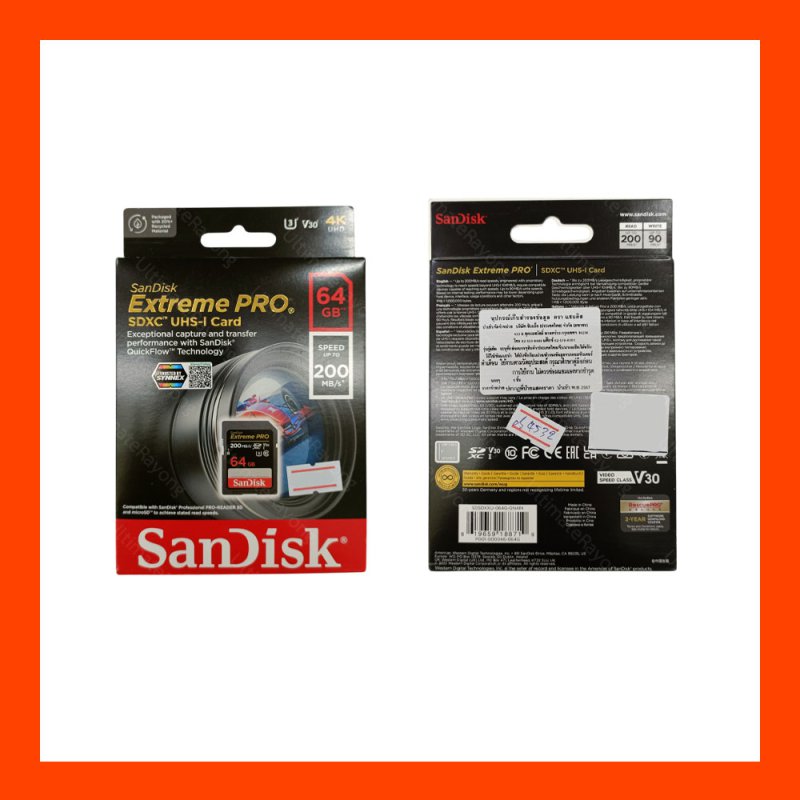SD Card SANDISK Extreme Pro (200MB/S)