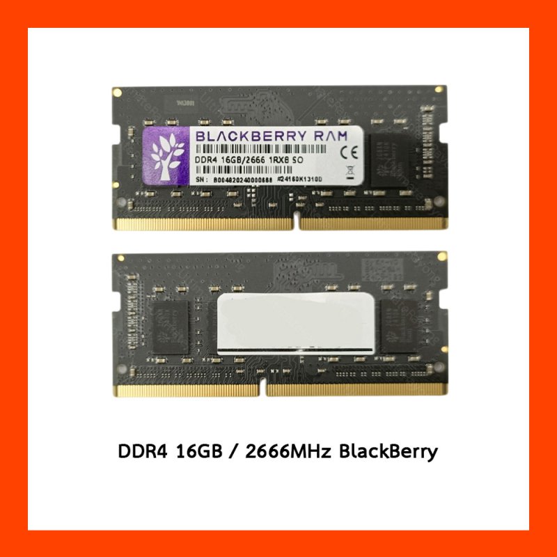 DDR4 16GB 2666 MHz Black Berry (NoteBook)
