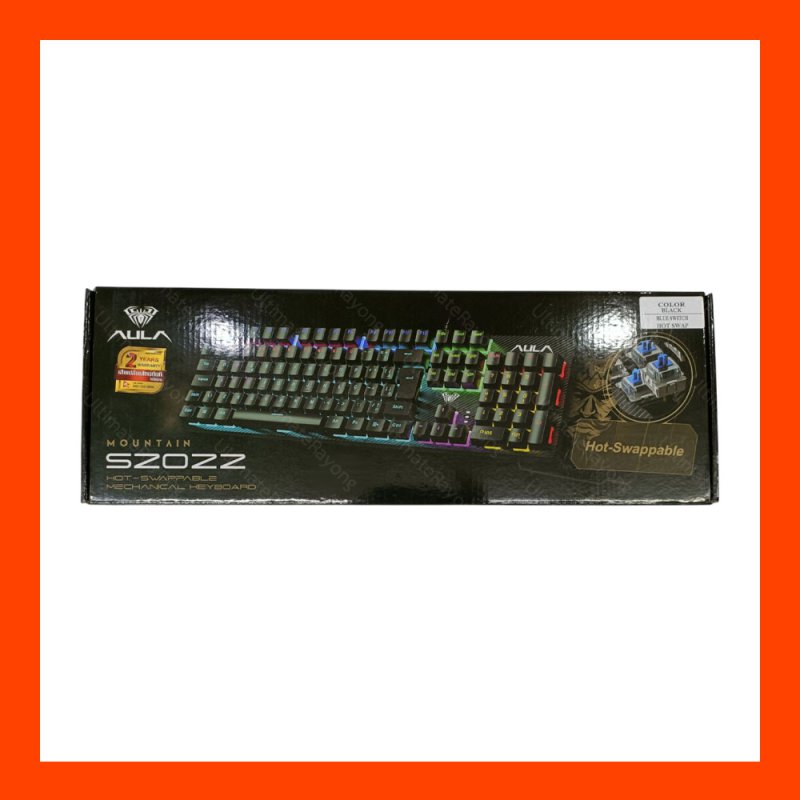 Keyboard AULA S2022 Black Blue-switch