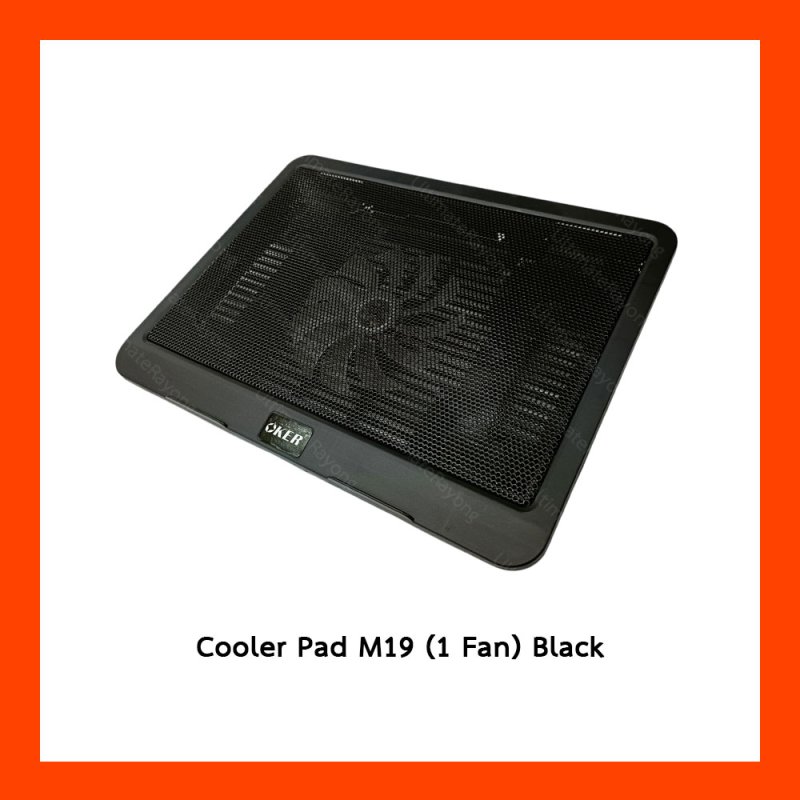 Cooler Pad M19 (1 Fan) Black 