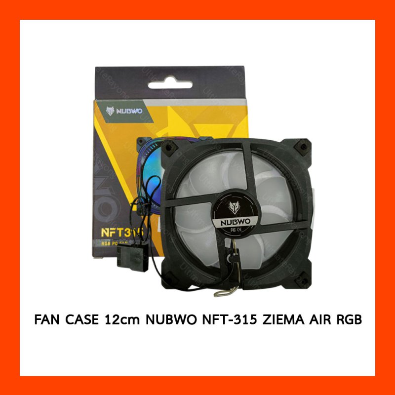  FAN CASE 12cm NUBWO NFT-315 ZIEMA AIR RGB