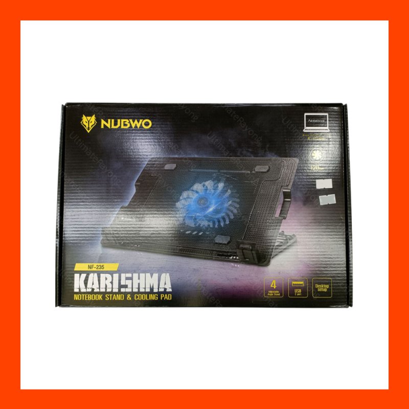 Cooler Pad N-25C (1 Fan) Black 