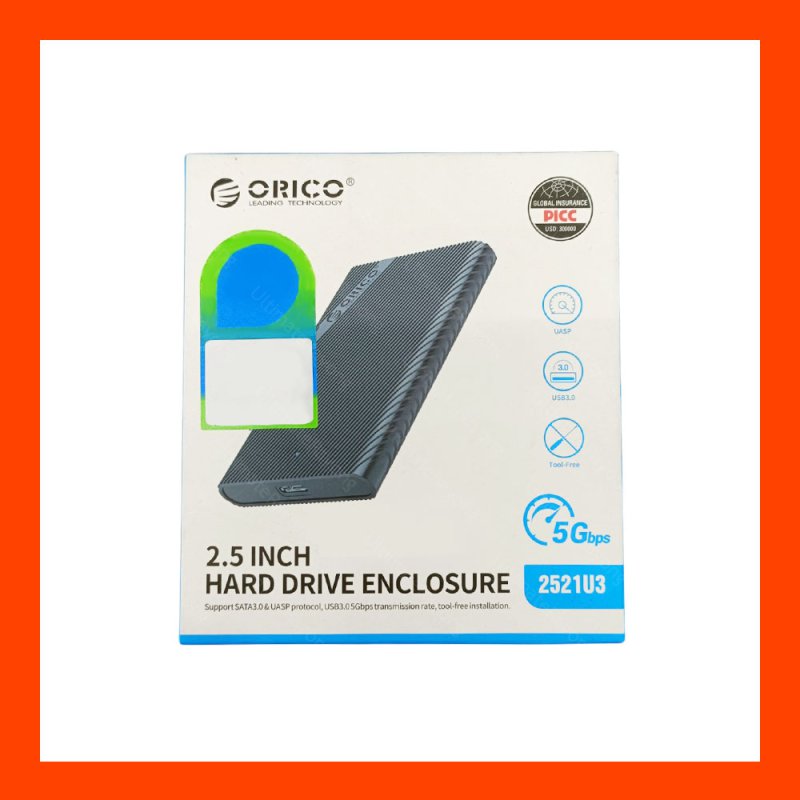 Ext. Box 2.5 SATA ORICO 2521U3-EP Black