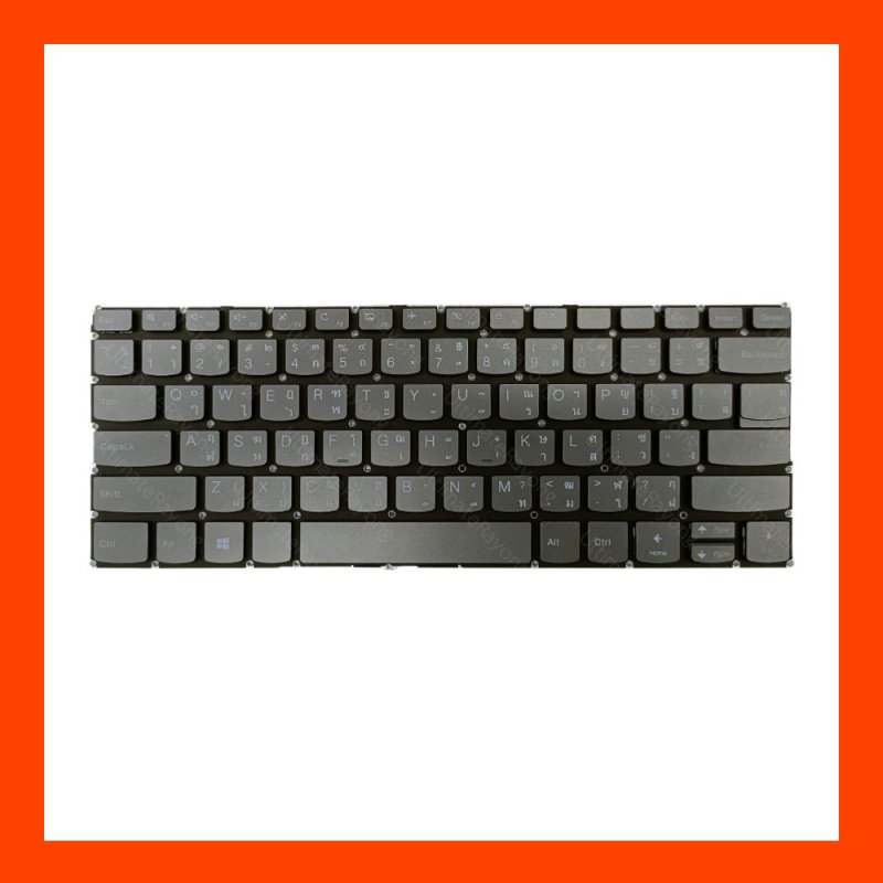 Keyboard Lenovo (Gray)(LED)Yoga530-14IKB,V14-G2,530-14ARR,530S-14IKB,530-14ISK,730-13IWL,14-IML
