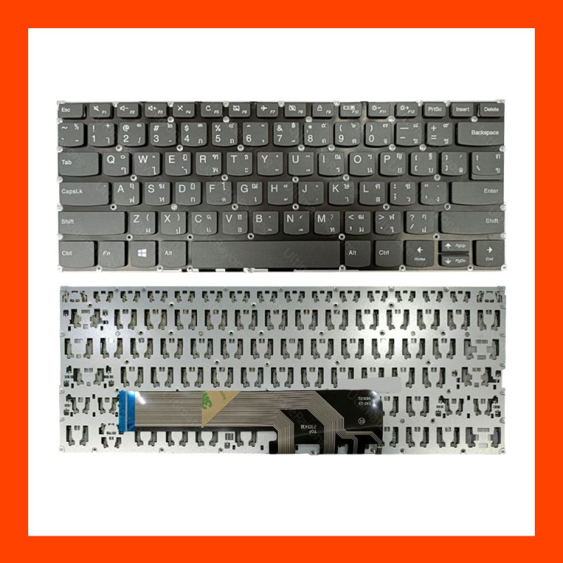 Keyboard Lenovo (Gray) Yoga530-14IKB,V14-G2,530-14ARR,530S-14IKB,530-14ISK TH