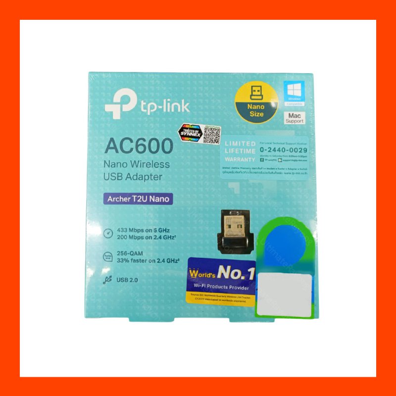 Wireless USB TP-Link AC600 Archer T2U Nano 
