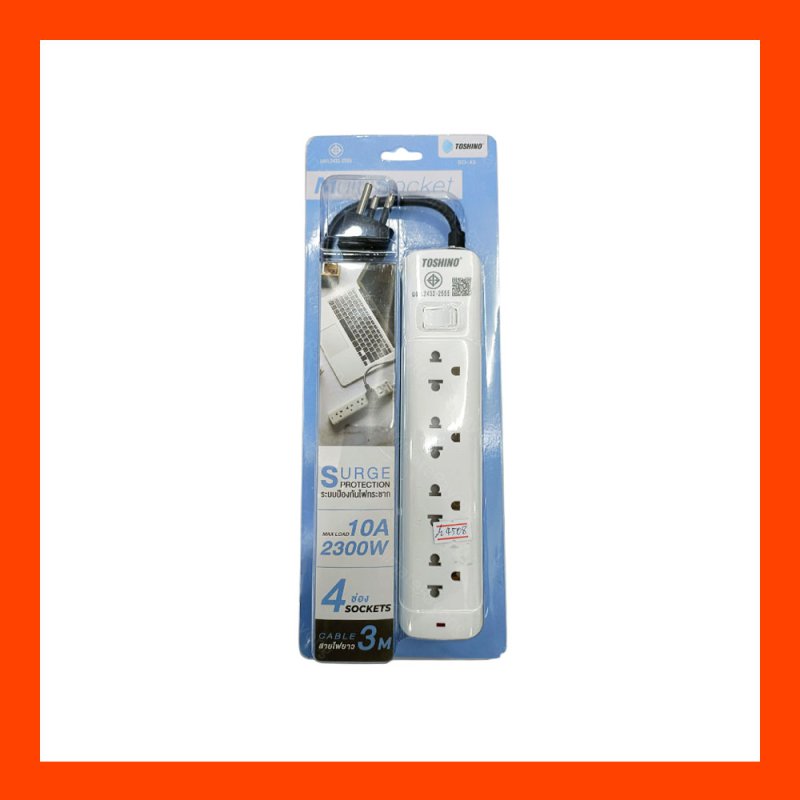 POWER Bar TOSHINO SO-43 3M ปลักไฟ
