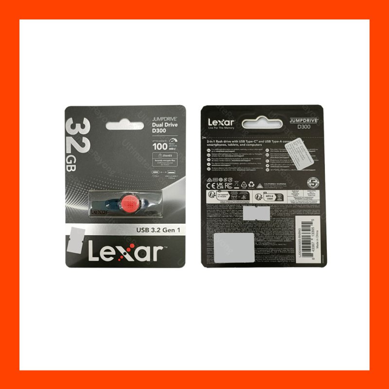 Flash Drive LEXAR Dual Drive D300 Type-C 32GB
