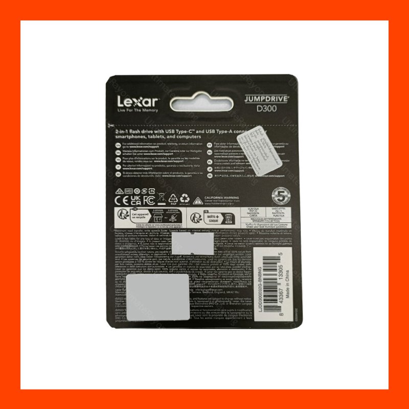 Flash Drive LEXAR Dual Drive D300 Type-C 32GB