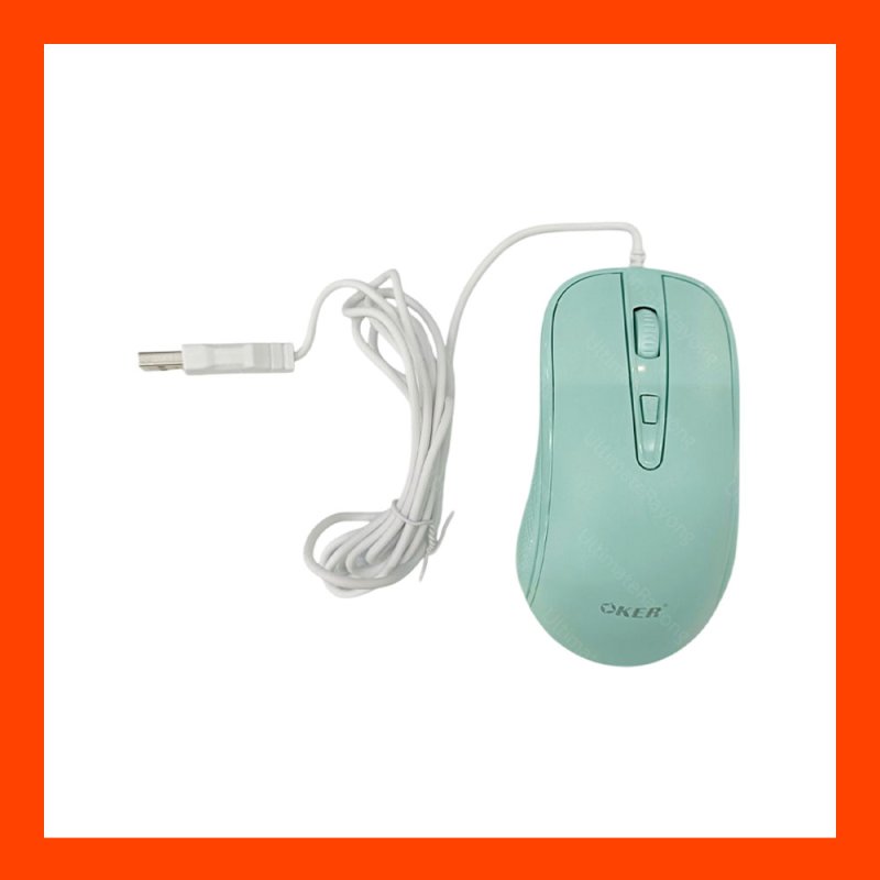 Mouse OPT.USB OKER (M218) GREEN