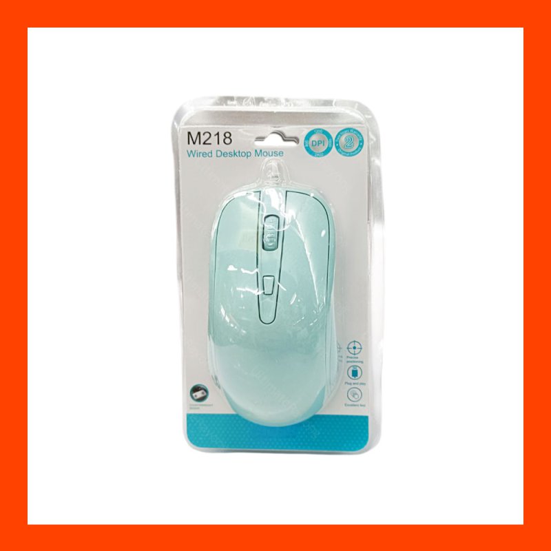 Mouse OPT.USB OKER (M218) GREEN