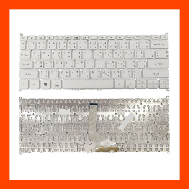 Keyboard Acer คีย์บอร์ด (White)SF514-54,SF315-57,SF514-52,SF314-57,Swift5,Swift3 TH