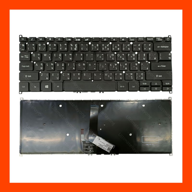 Keyboard Acer คีย์บอร์ด (LED)(Black)SF514-54,SF315-57,SF514-52,SF314-57,Swift5,Swift3