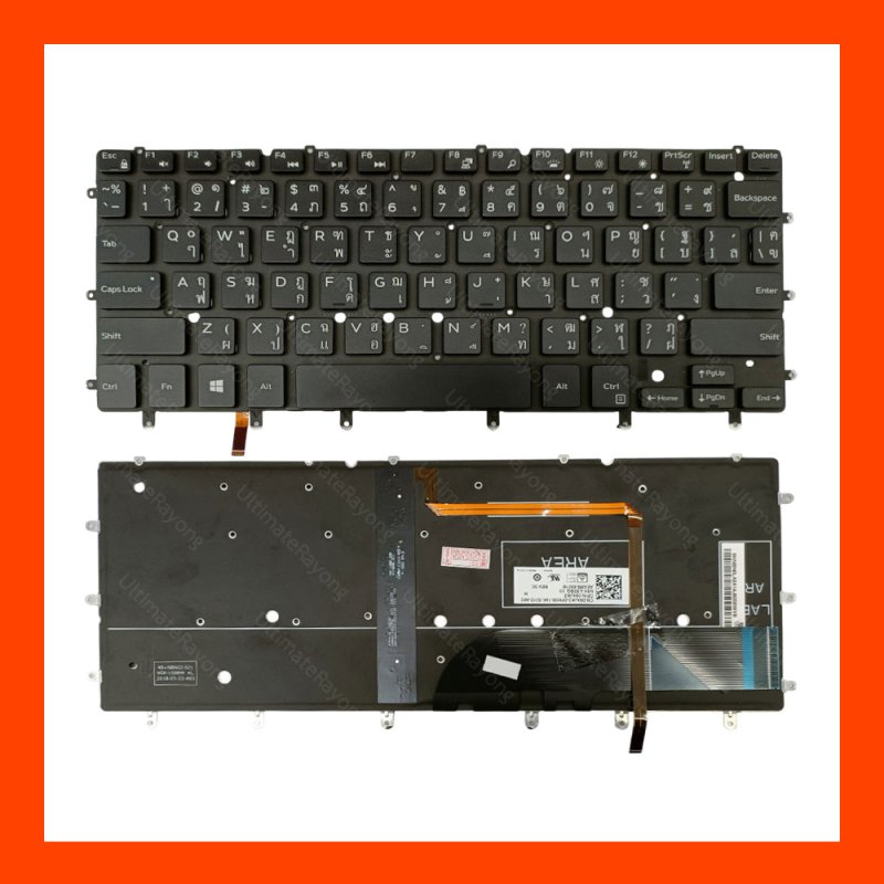 Keyboard คีย์บอร์ด (LED) Dell 13-9350,13-9343,13-9360,7548,15-7000,7348,5540 TH