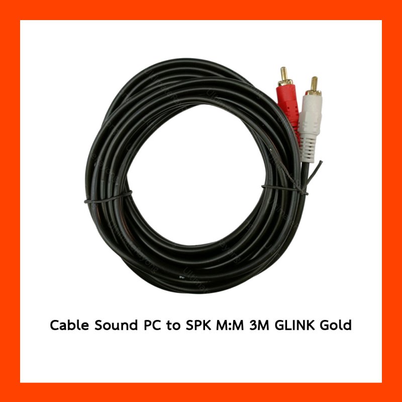 Cable Sound PC to SPK M:M 3M GLINK Gold
