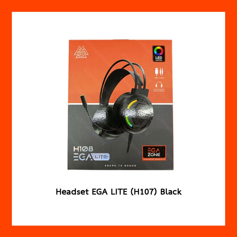  Headset EGA LITE (H108) Black