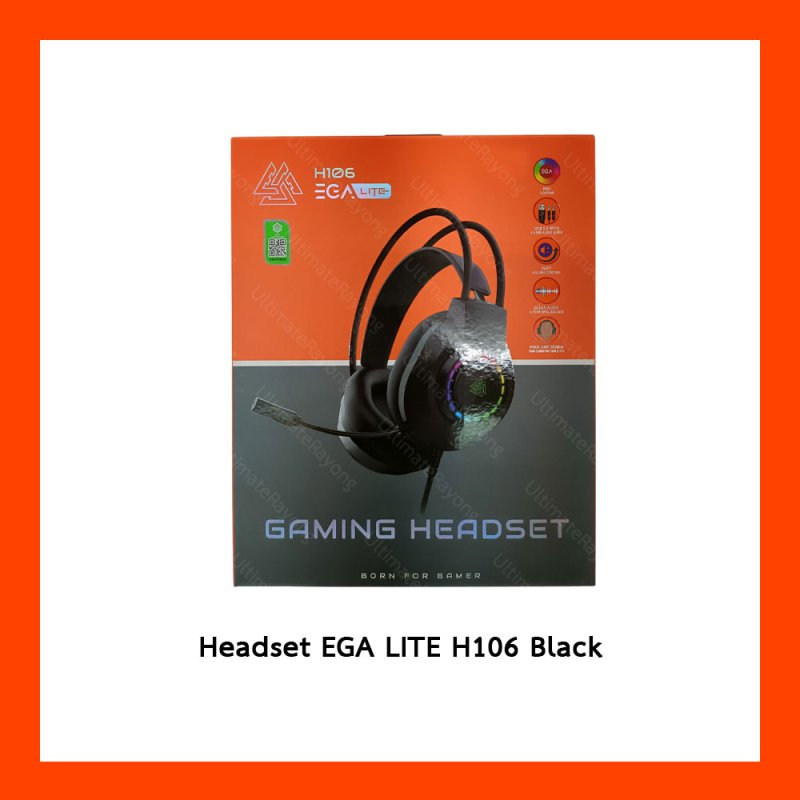  Headset EGA LITE H106 Black