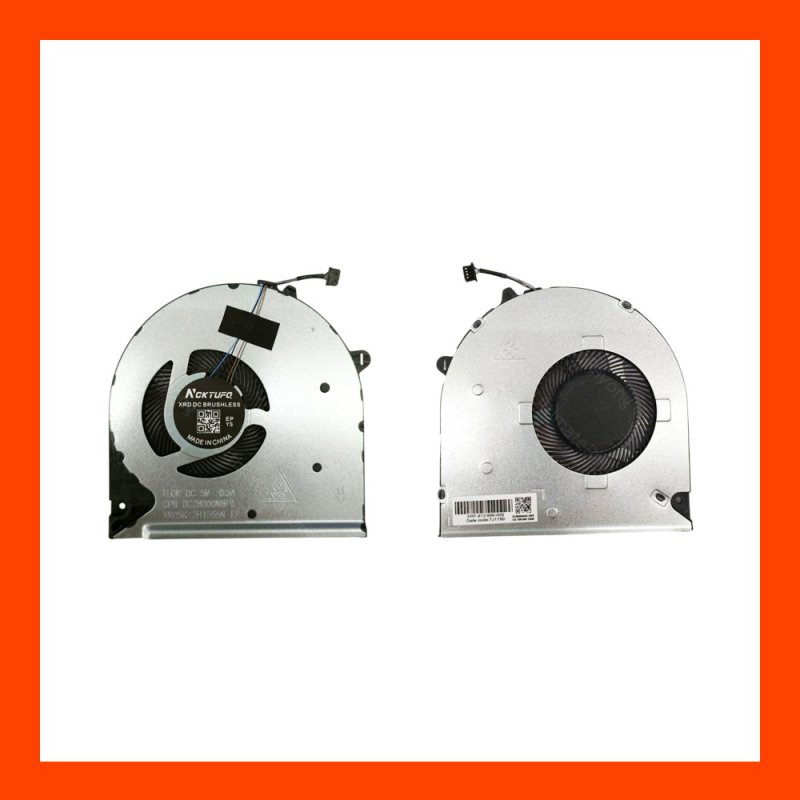 FAN CPU HP พัดลม (4pin) 15-DU,15S-DU,15S-GR,15-GR,TPN-C139,L52034-001