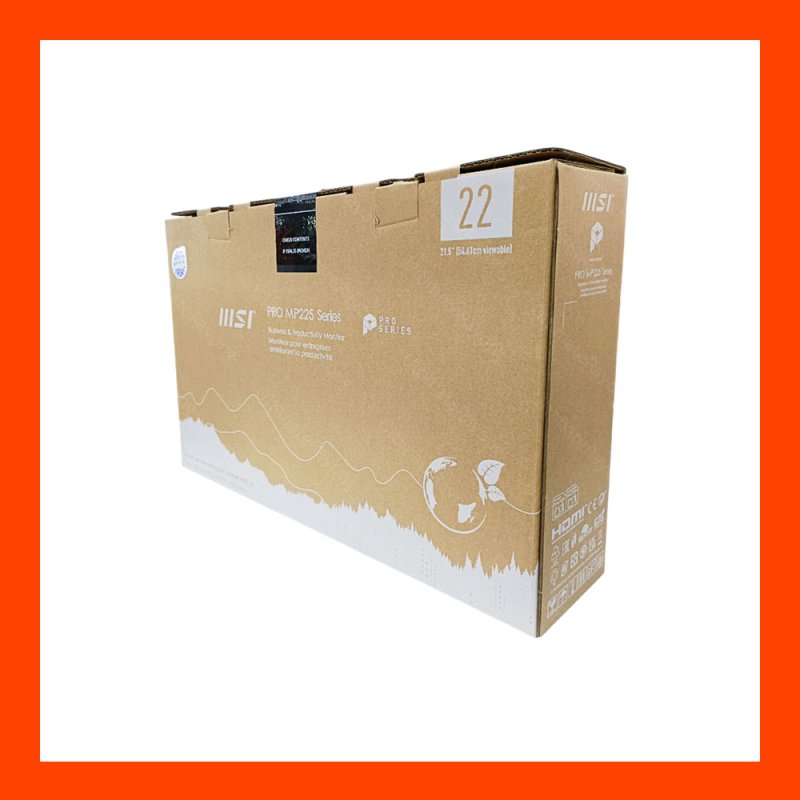 Monitor 21.5 MSI PRO MP225 VGA,HDMI 100Hz