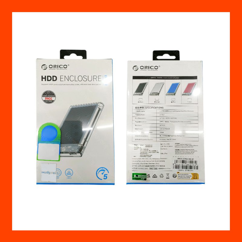 Enclosure 2.5 Sata ORICO (2179U3) USB3.0 Black