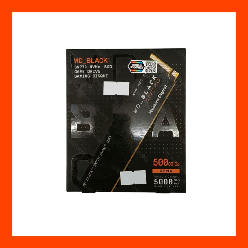 SSD M.2 NVMe WD Black SN770 500GB