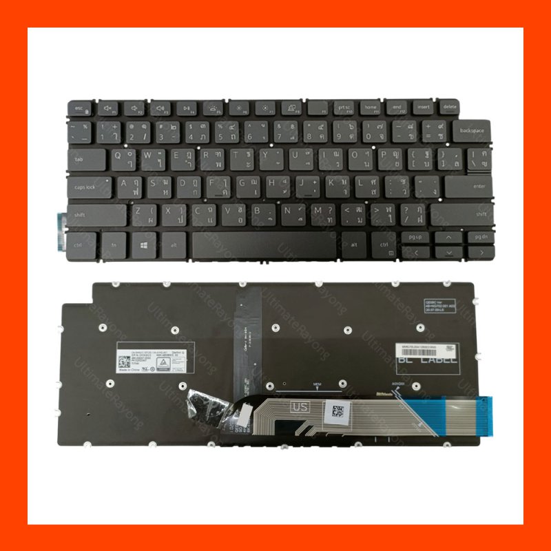 Keyboard Dell (Black) (LED) Dell 5390,5391,7391,14- 5490,5491,7491,5498,7490,5493 TH