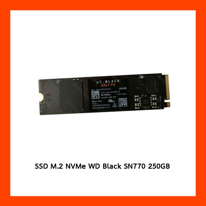 SSD M.2 NVMe WD Black SN770 250GB