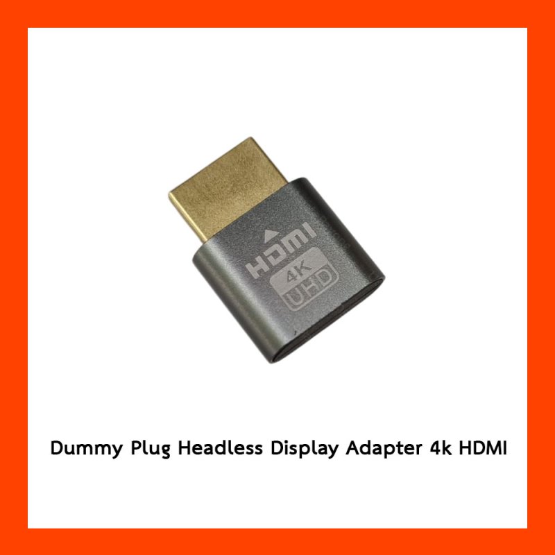 Dummy Plug Headless Display Adapter 4k HDMI
