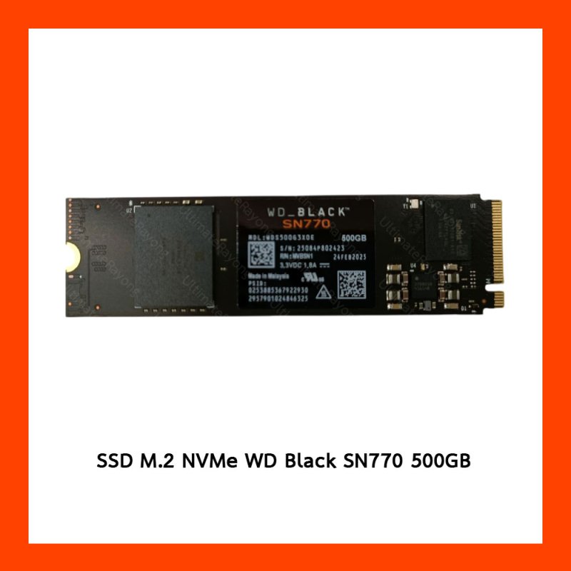 SSD M.2 NVMe WD Black SN770 500GB