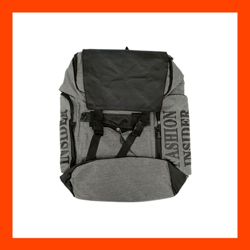 Bag กระเป๋า เป้ โน๊ตบุ๊ค 14 15 สีเทา G017