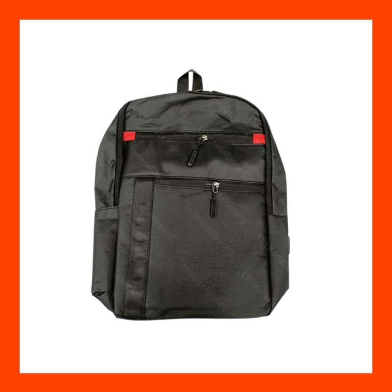 Bag กระเป๋า เป้ โน๊ตบุ๊ค 14 15 สีดำ G048