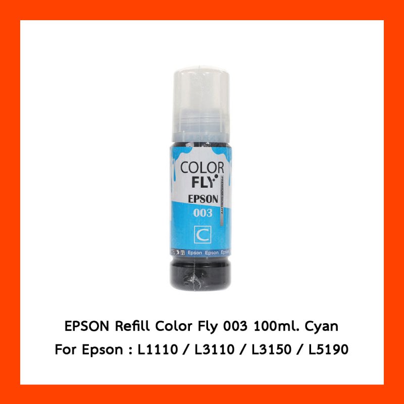 EPSON Refill Color Fly 003 100Ml. Cyan
