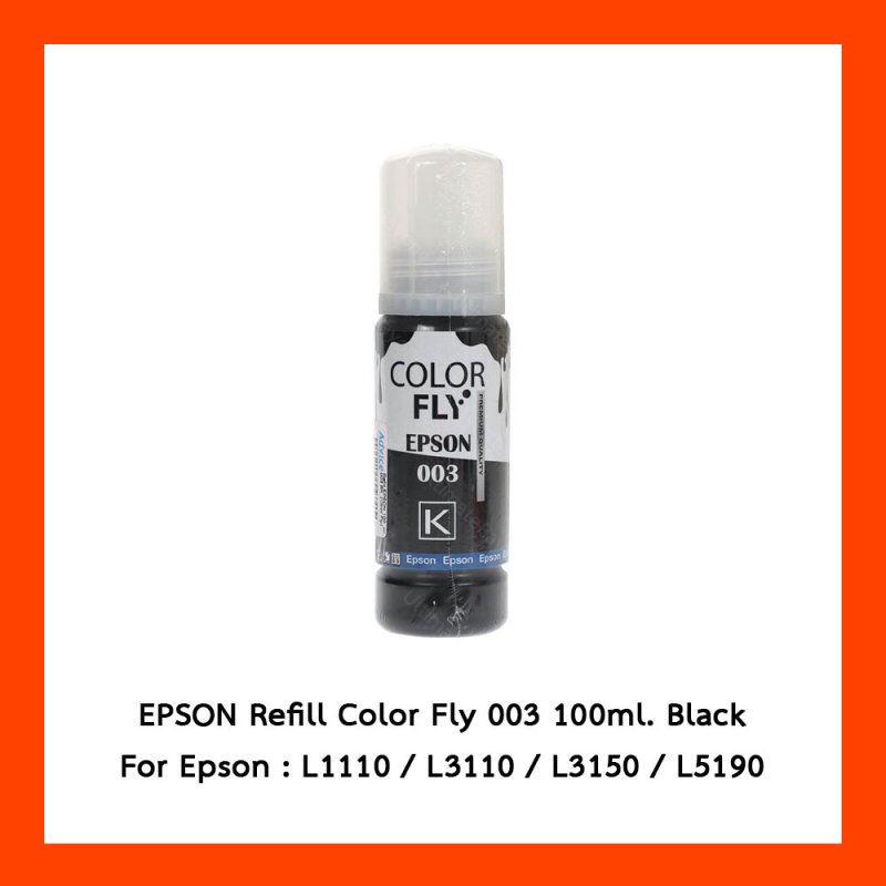EPSON Refill Color Fly 003 100Ml. Black