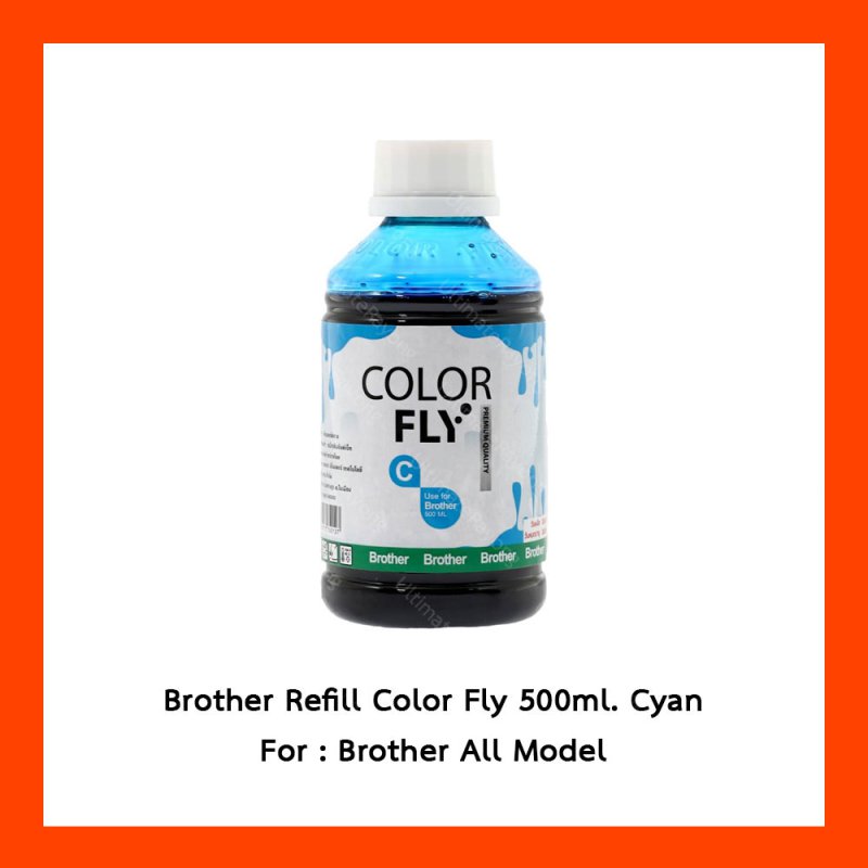 BROTHER Refill Color Fly 500ml. Cyan