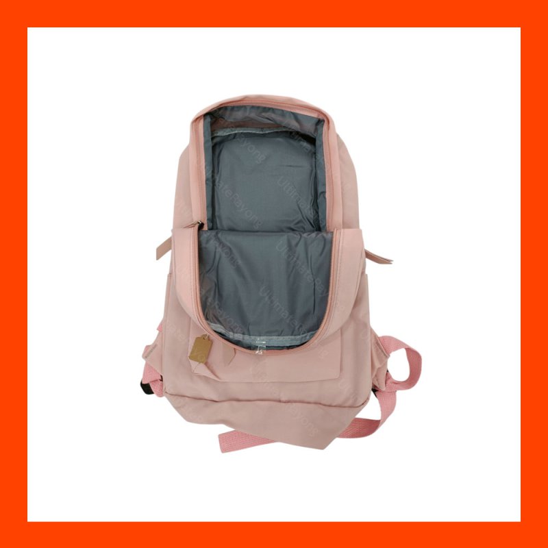 Bag กระเป๋า เป้ โน๊ตบุ๊ค 14 15 สีชมพู M35