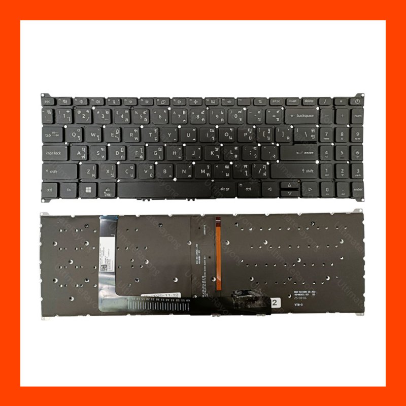 Keyboard Acer (LED) ANV15-51,TMP216-51,TMP216-52 TH