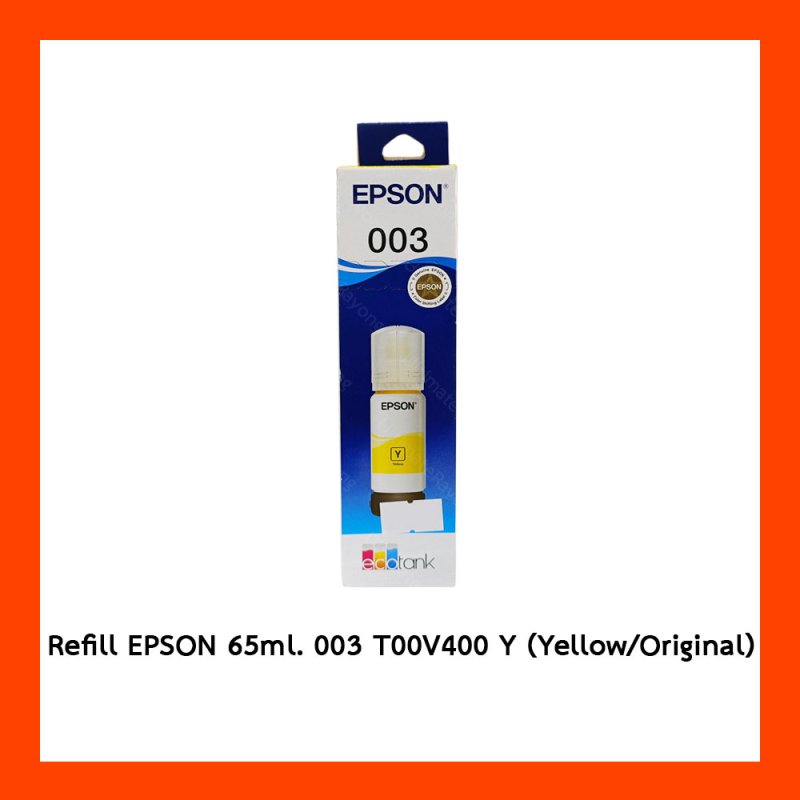 Refill EPSON 65 ml. 003 T00V400 Y Original