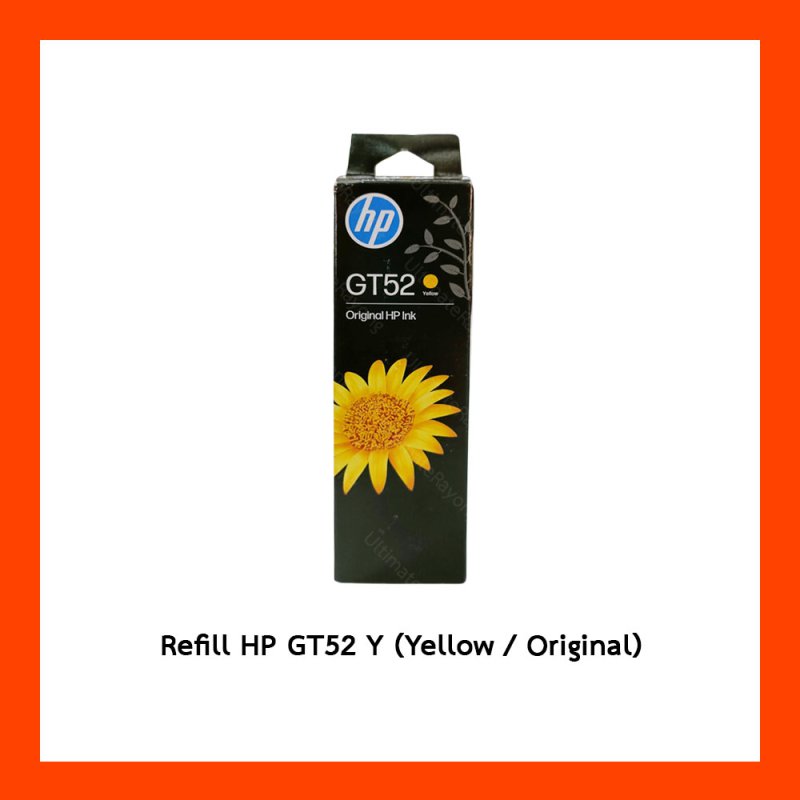 HP ink Refill GT52 70Ml. Yellow Original