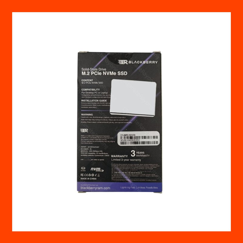 SSD M.2 Nvme 512GB Blackberry
