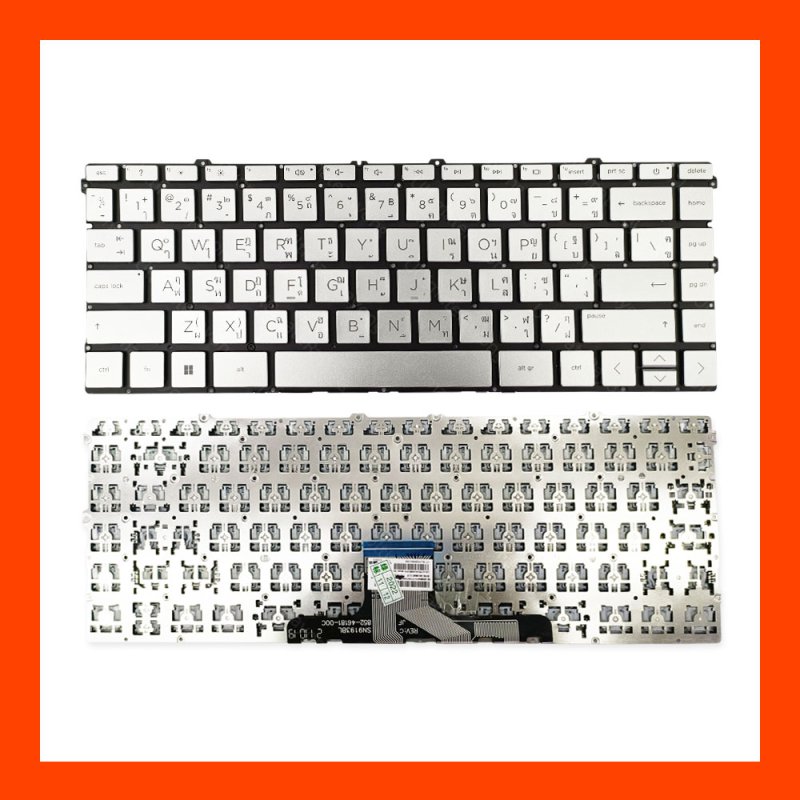 Keyboard คีย์บอร์ด HP(grey)14-DY,x360
