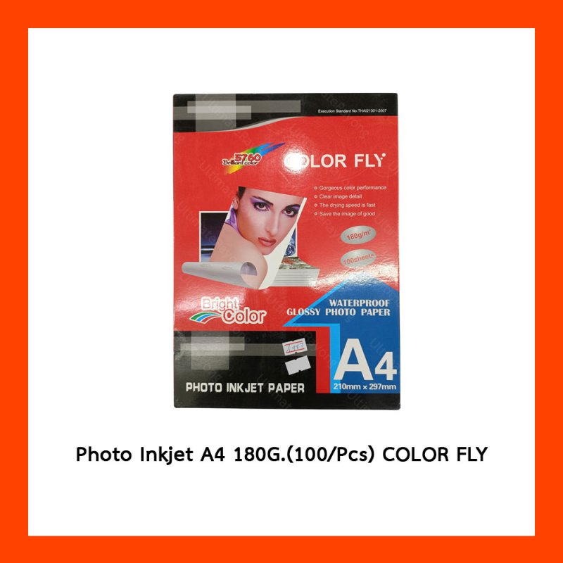 Photo Inkjet A4 180G.(100/Pcs) CLOUR FLY