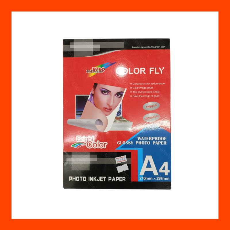 Photo Inkjet A4 180G.(100/Pcs) CLOUR FLY