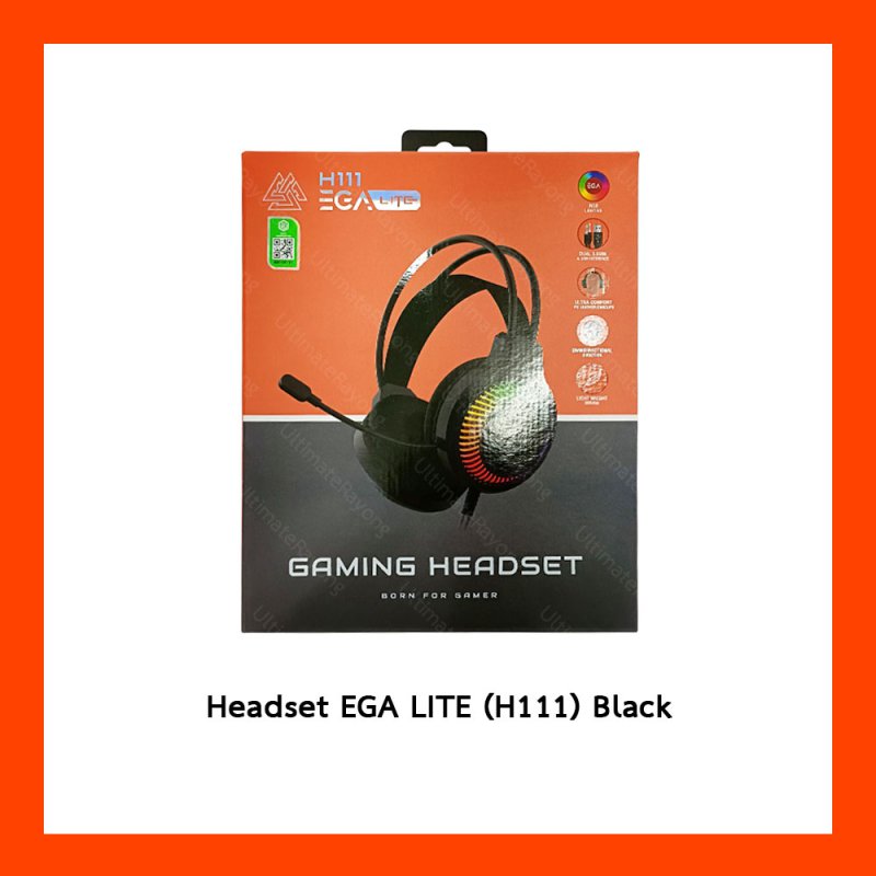 Headset EGA LITE (H111) Black