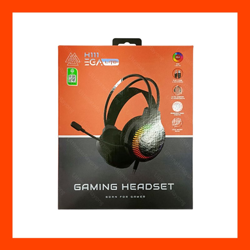 Headset EGA LITE (H111) Black