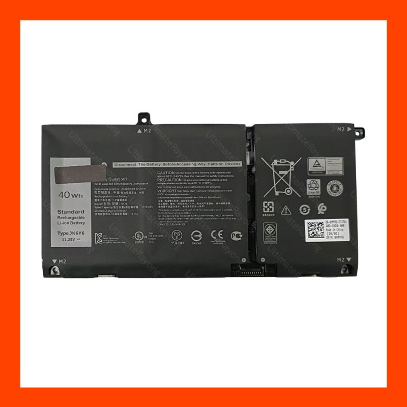 Battery Dell (ORG)(JK6Y6) 3410,3481,3510,5300,5301,5401,5402,5405,5408,5409,5501,5502,5508,5509