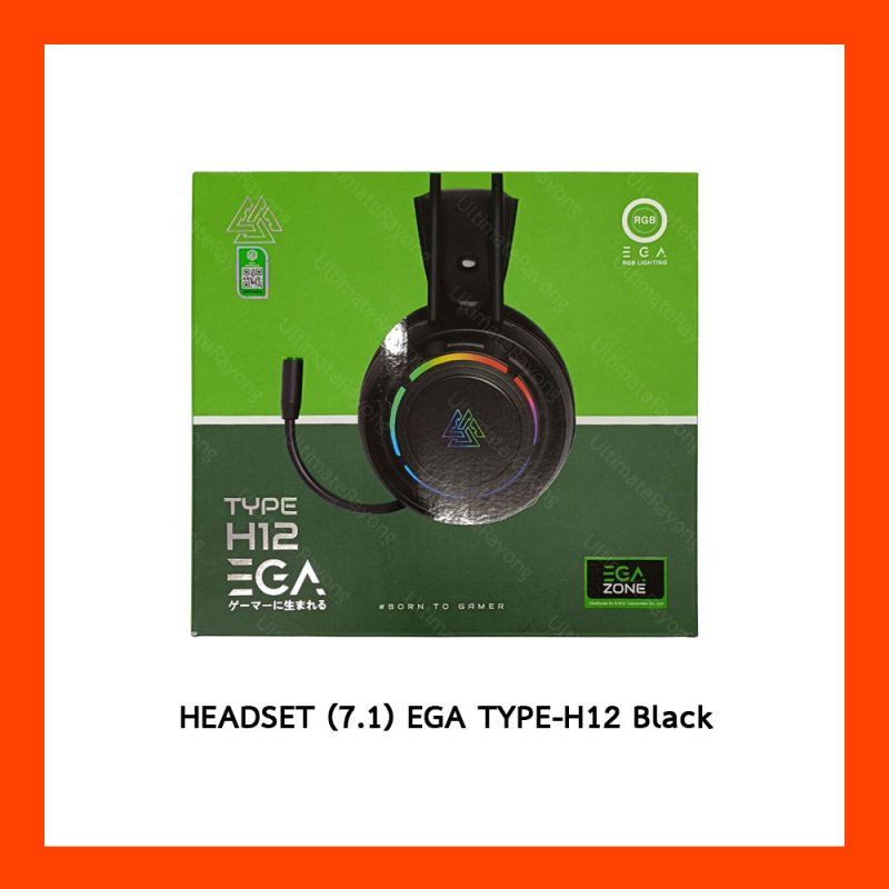 HEADSET (7.1) EGA TYPE-H12 (BLACK)